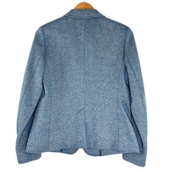 Talbots Blue Wool Blend Blazer - Picture 4 of 4